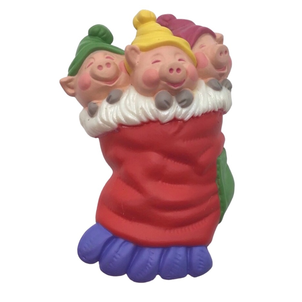 Hallmark 1990 “Three Little Piggies” Christmas Ornament